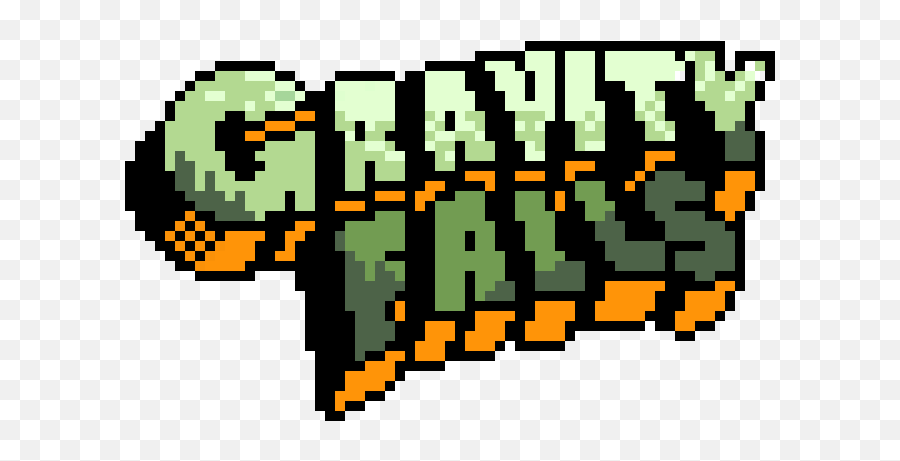 Gravity Falls Logo Pixel Art Maker - Gravity Falls Logo Pixel Art Png,Gravity Falls Png