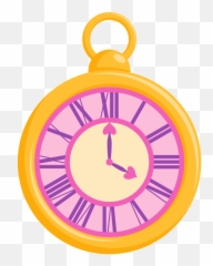 Download Alice In Wonderland Clipart Clock - Alice In Alice In Wonderland Pocket Watch Clipart Png,Clock Clipart Transparent