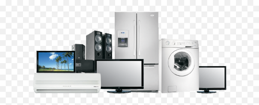 Electronic Png Image Background - Tv Fridge Washing Machine,Electronics Png