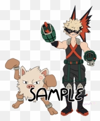 Bakugou Katsuki Primeape Clipart - Primeape Bakugou Png,Bakugou Png
