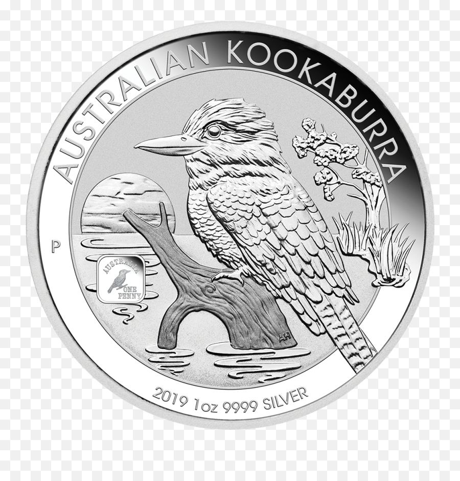 Kookaburra - 1 Oz Square Penny Emkcom 1 Oz Silver Kookaburra Png,Penny Png