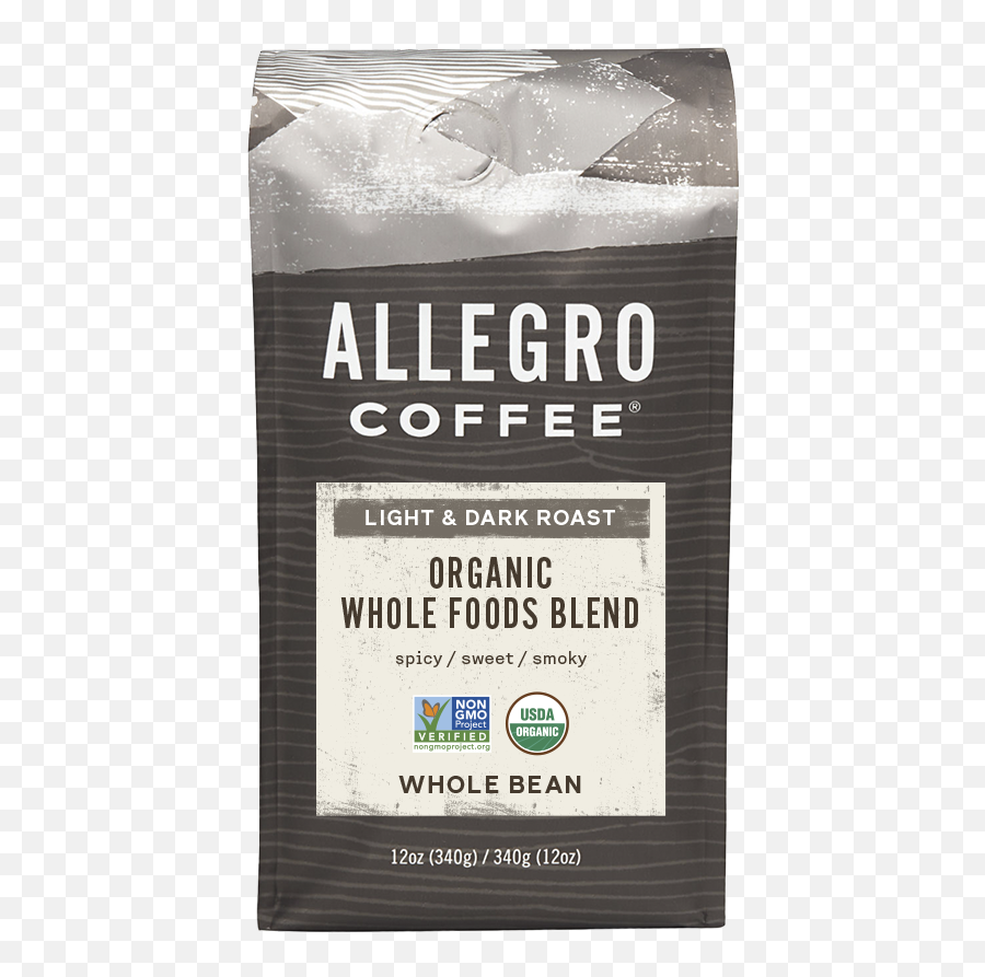 Organic Whole Foods Blend - Allegro Coffee Allegro Coffee Whole Foods Png,Whole Foods Logo Png