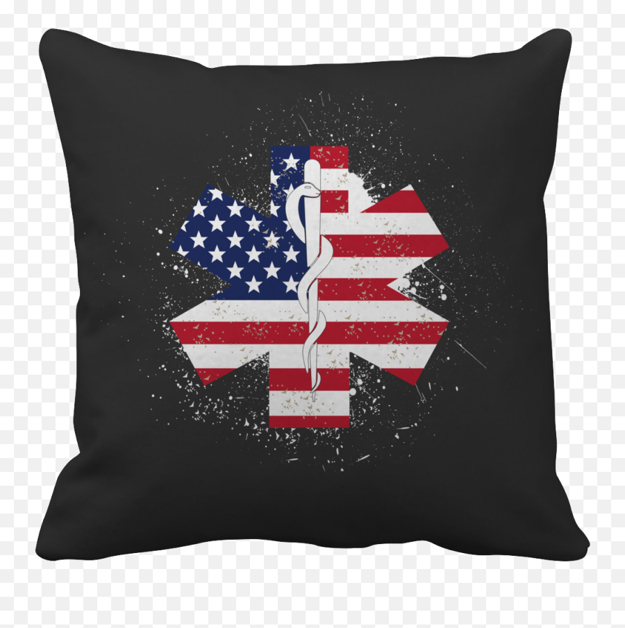 Limited Edition - Emt Flag Star Of Life Black U2013 Aspire Gear Vietnam And American Flag Png,Star Of Life Logo