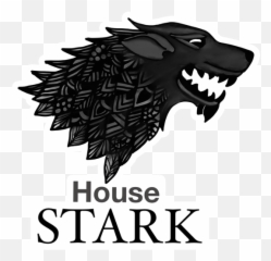 House Stark Hand Art Sticker - Just Stickers Winter Is Coming Game Of Thrones Logo Png,House Stark Logo