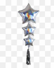 Large Star Tassels Foil Balloon Xonex - Vertical Png,Tassel Png