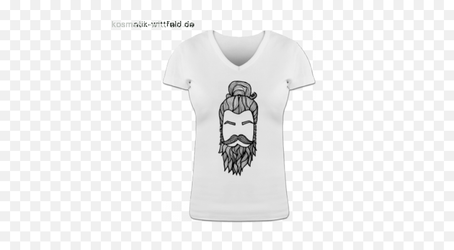 Download Billig Damen Hipster With Beard And Man Bun - Fictional Character Png,Beard Silhouette Png