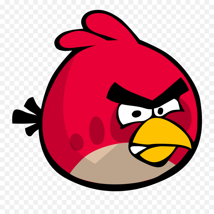 Angry Birds Vector Png Transparent - Angry Birds Red Bird,Angry Transparent