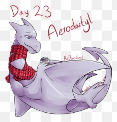 Pokeddexy Day 23 - Aerodactyl U2014 Weasyl Fictional Character Png,Aerodactyl Png