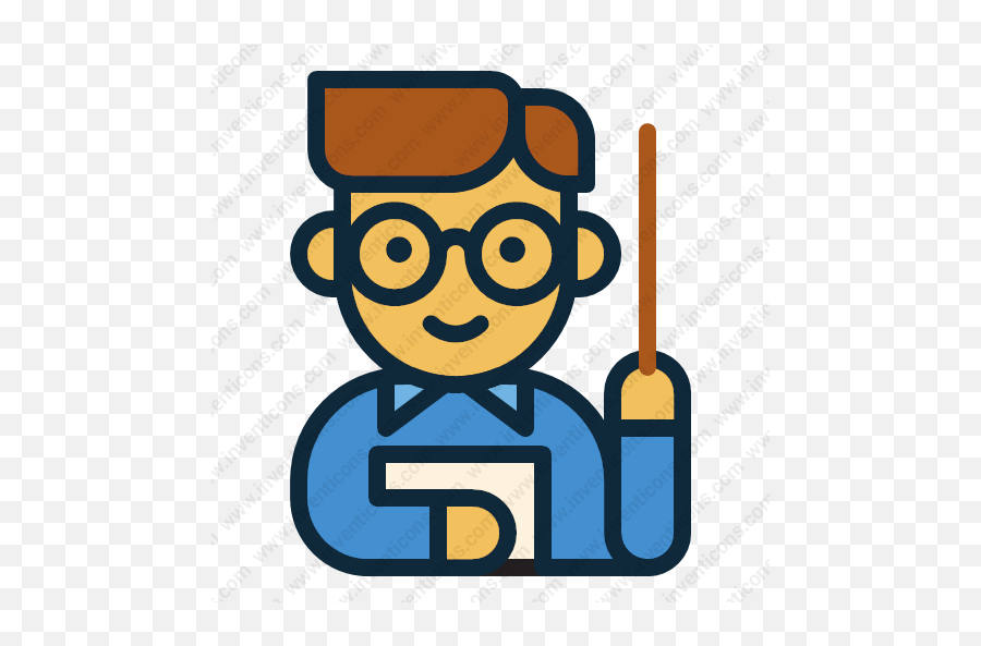 Download Teacher Male Vector Icon - Art New York Png,Teaching Icon