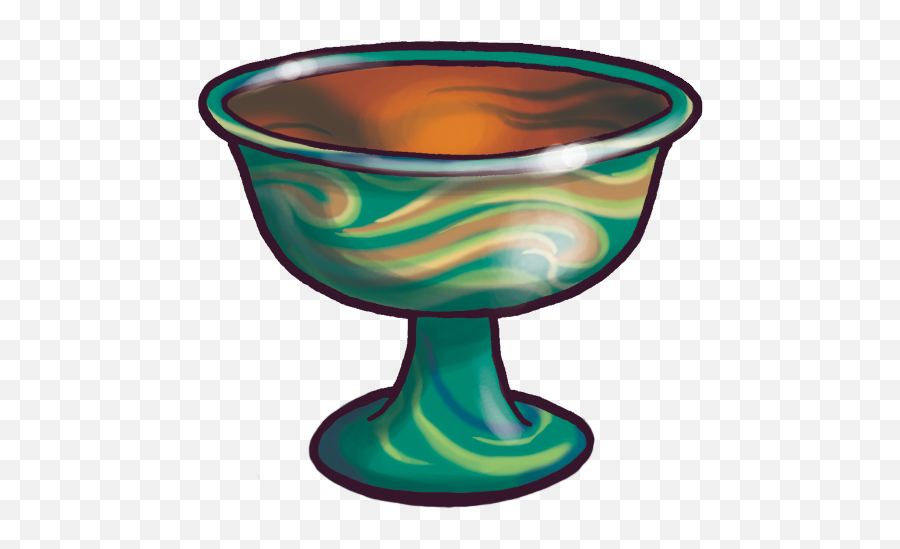 Chalcedony Glass Icon - Punch Bowl Png,Magnifying Glass Icon 16x16