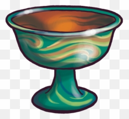Chalcedony Glass Icon - Punch Bowl png