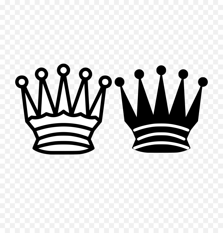 King And Queen Crown Png Picture 558984 - Clipart Chess Queen,King Crown Png