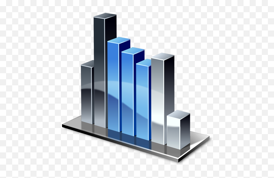 Column Chart Icon Dragon Soft Iconset Artuacom - 3d Bar Graph Icon Png,Chart Icon Png