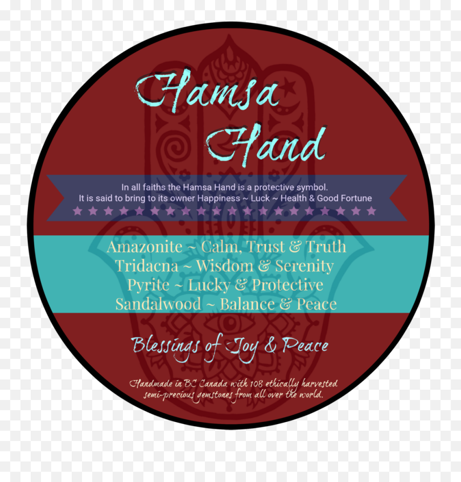 Hamsa Hand U2014 Zenwand - Circle Png,Mala Png