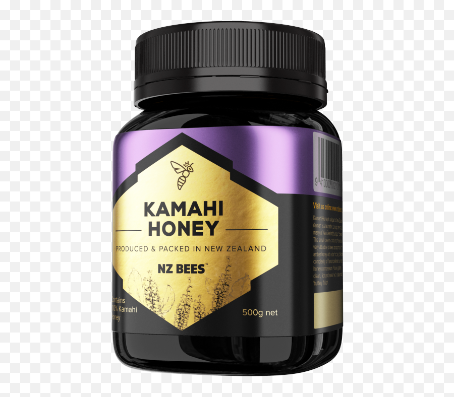 Kamahi Honey Jar Rendered In 3d Manuka - Grape Png,Honey Jar Png