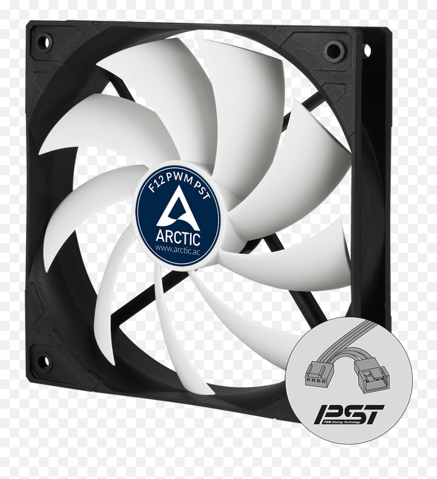 F12 Pwm Pst 120 Mm 4 - Pin Case Fan With Pwm Pst Arctic Arctic F12 Pwm Fan Png,C Icon Case