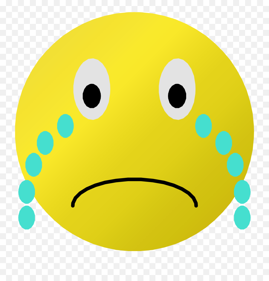 Cry Clipart Transparent Free - Clipart Sad Smiley Face Png,Crying Laughing Emoji Png