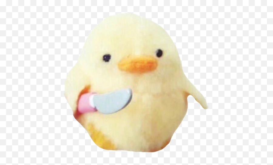 Duck Knife Png - Chicken With Knife Meme,Knife Transparent