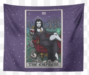 Vampire Empress Tarot Card Halloween Tapestry Gothic Wall Art Hanging Ebay - png