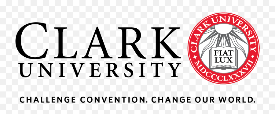 Clark University Horizontal Red Tag - Clark University Worcester Logo Png,Red Tag Png