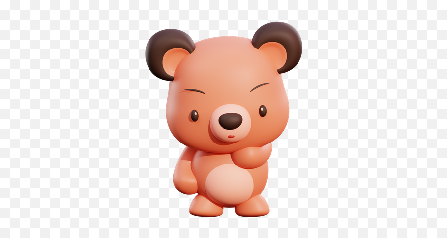 Bear Icon - Download In Glyph Style 3d Cute Baby Bull Icon Png,Teddy Bear Icon