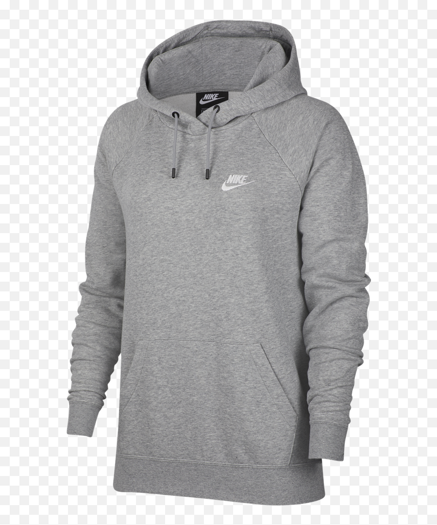 Felpa Donna Nike Sportswear Essential Hoodie Blackwhite - Nike Sweatshirt Grau Damen Png,Nike Sb Icon T Shirt
