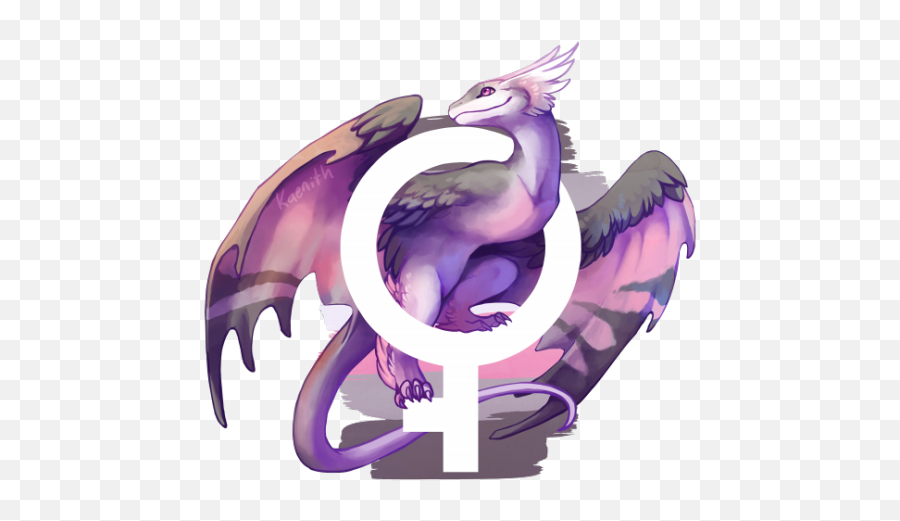 The Asexual Me - Demigirl Pride Dragons Png,Babdook Gay Icon