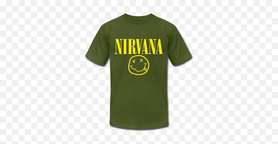 Nirvana Smiley Face Menunisex Premium Adult T - Shirt Nirvana Png,Mr T Icon