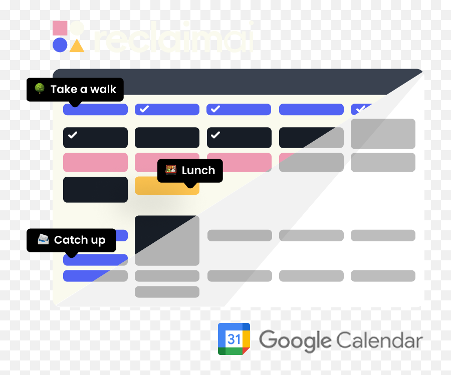 Reclaim Smart Time Blocking For Your Calendar - Vertical Png,Google Calendar Icon File