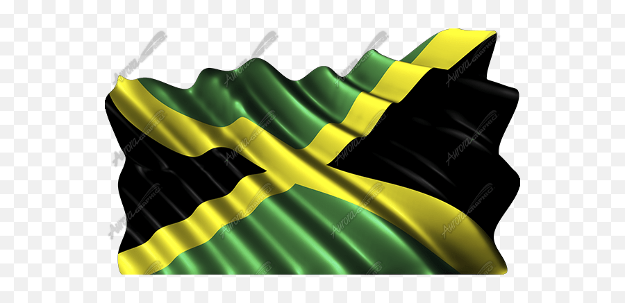 Waving Jamaican Flag Cloth - Moving Jamaica Flag Png,Jamaica Flag Png
