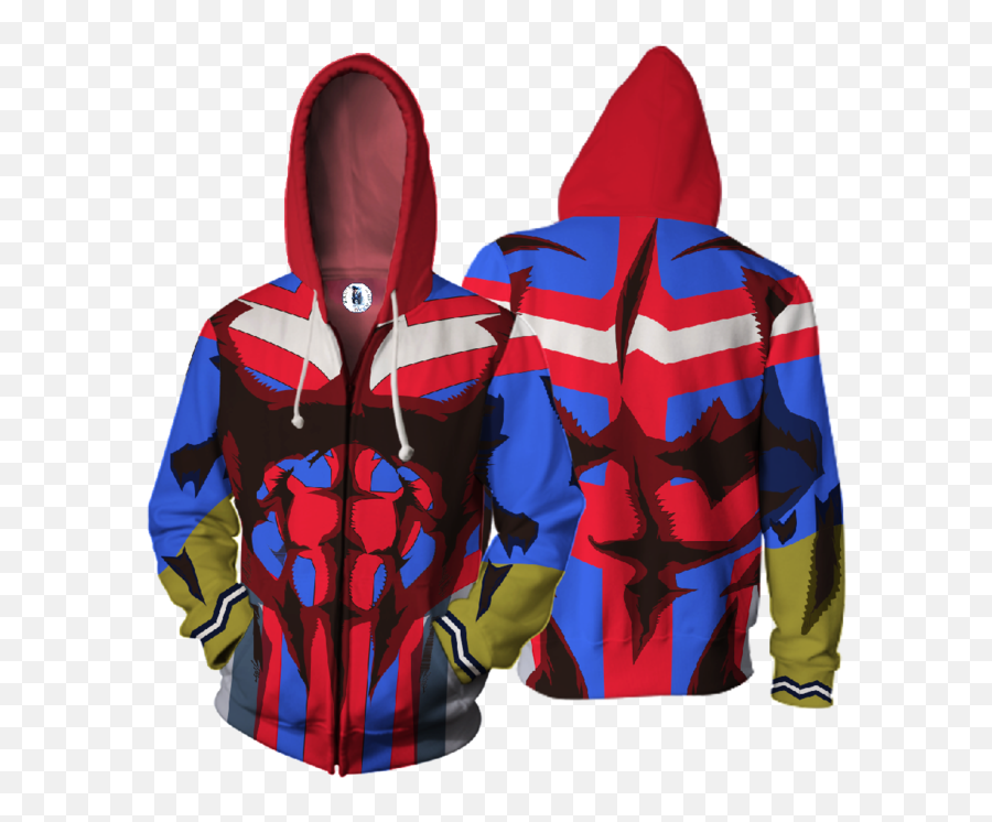 My Hero Academia All Might Blue Suit - Hoodie Png,All Might Png