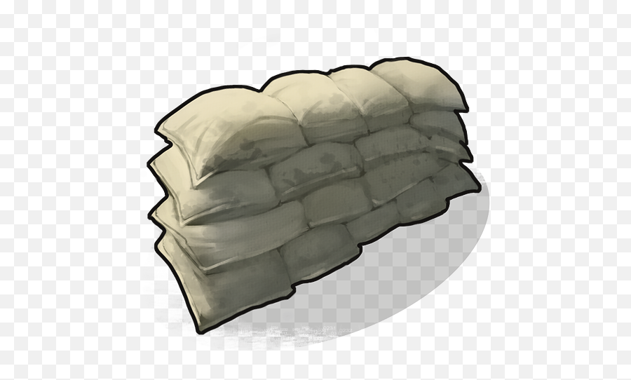 Sandbag Barricade - Rust Wiki Sand Barricade Png,Icon Decay Helmet