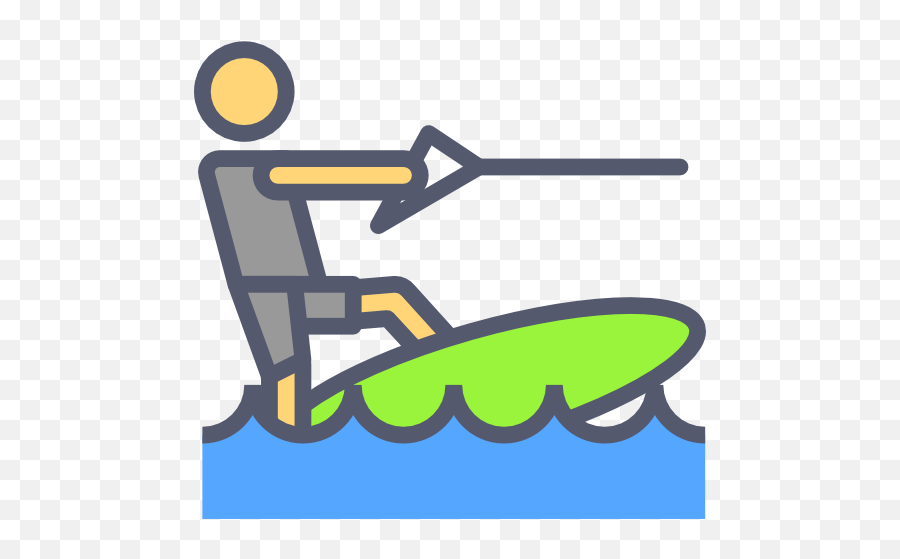 Water Ski - Free Sports Icons Clip Art Png,Water Sport Icon