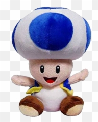 Blue Yoshi Plush Png Picture 451143 - New Super Mario Bros Wii Plush Blue Toad,Luigi Plush Png