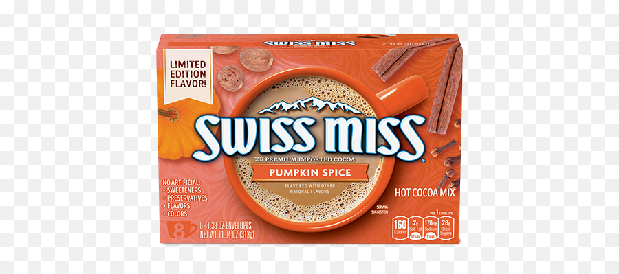 Pumpkin Spice Hot Cocoa Mix Swiss Miss - Swiss Miss Pumpkin Spice Png,Pumpkin Spice Png