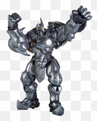 Overwatch - Reinhardt 6 Ultimates Series Collectible Action Figure All Overwatch Charecters Action Figures Png,Sombra Overwatch Png