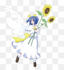 Gomi Touhou Sunflower Fairy Transparent Png Wings 141577 - Cartoon,Fairy Png Transparent