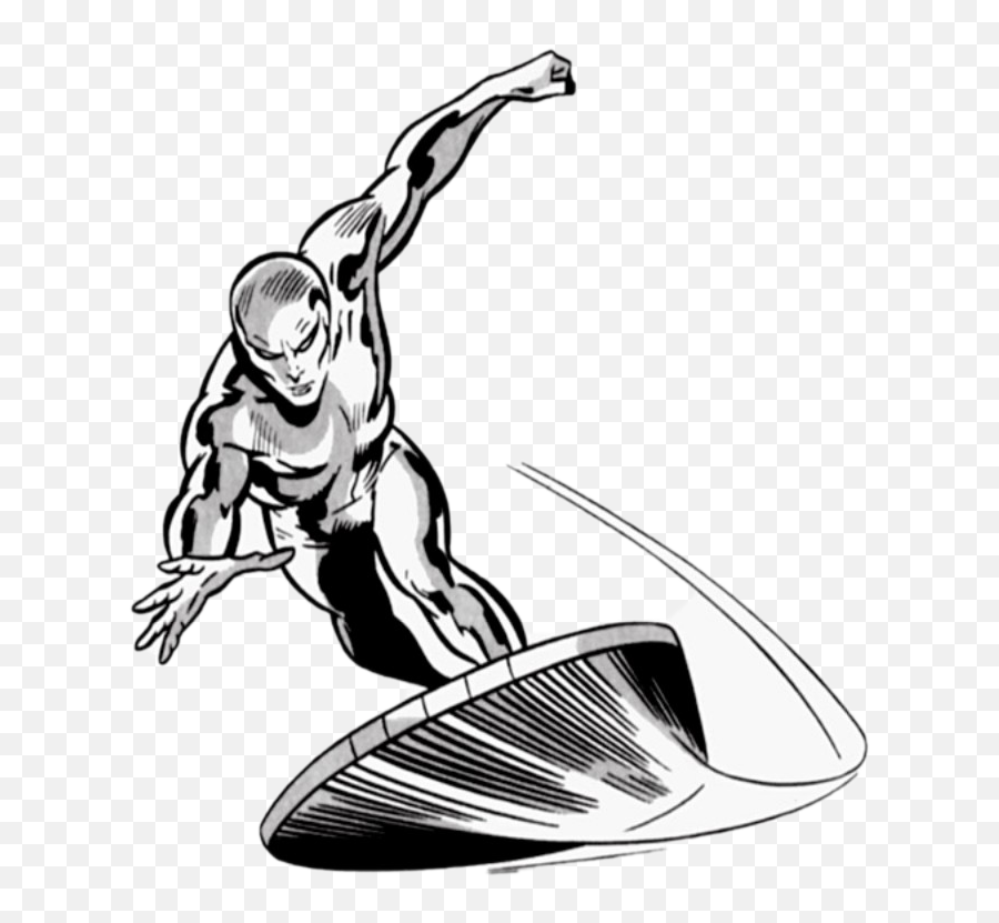 Silver Surfer Transparent Images - Marvel Cool Silver Surfer Png,Silver Surfer Png