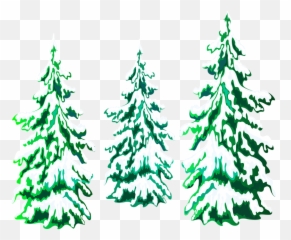 Christmas Tree Pine Trees Snow - Pinos De Navidad En Png