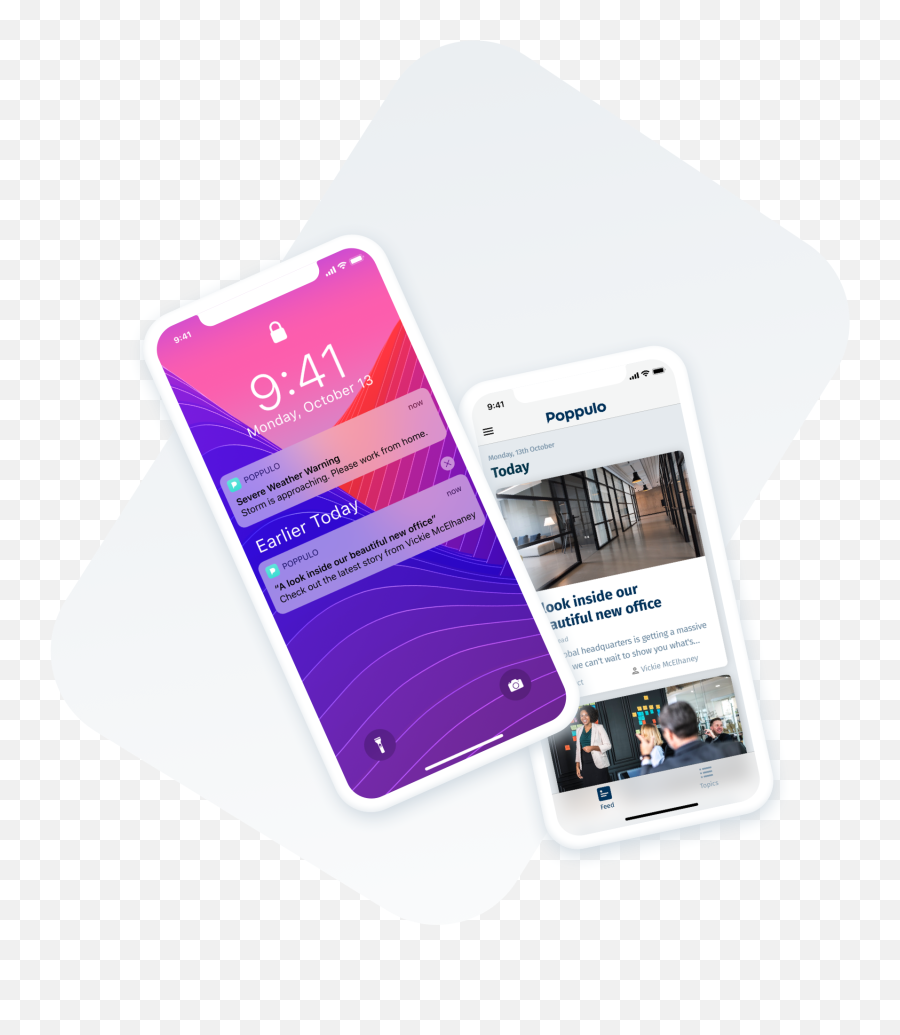 Poppulo Internal Communication Software U2039 Success From Within - Iphone Png,Mobile Png