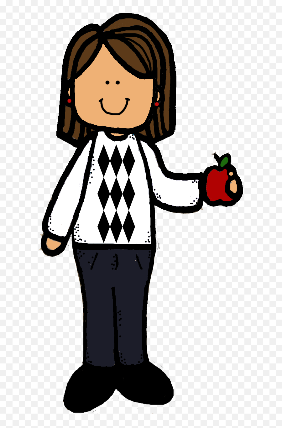 Teacher Clipart With Transparent Background - Clipart Teacher Transparent Png,Teacher Transparent Background