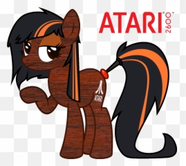 My Little Pony Woodgrain - Atari Logo Png,Atari Logo Png