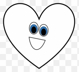 Heart Png White - Heart Black And White Clipart