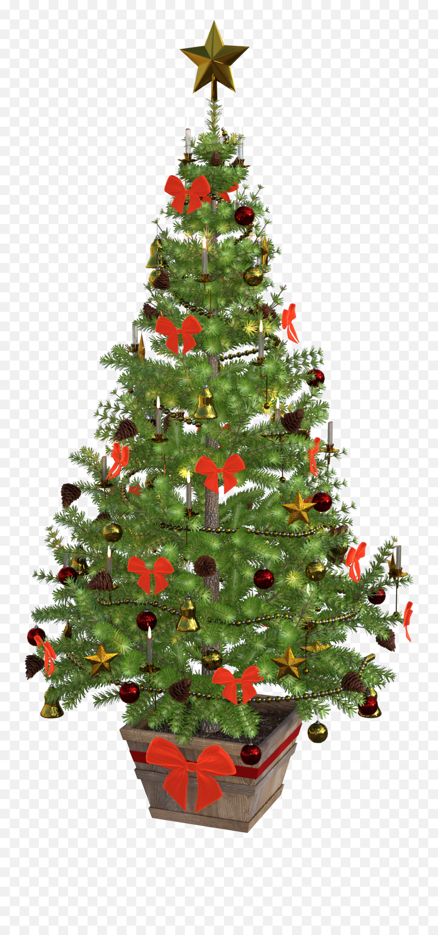 Christmas Tree Background Clipart Png Transparent