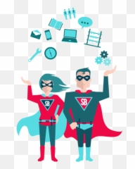 Download Calculator Clipart Superhero - Super Hero Png Image Marketing Superhero,Superhero Png