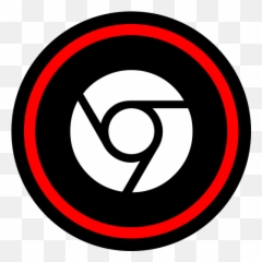 Chrome Logo Icon Of Flat Style - White png