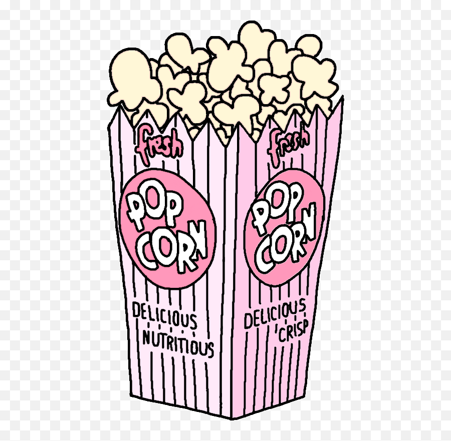 Tumblr Popcorn Png Image - Cute Popcorn Png,Pop Corn Png