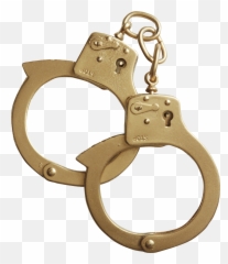 Golden Cuffs Png Image - Handcuffs