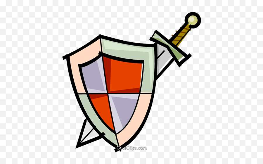 Sword And Shield Royalty Free Vector - Sword And Shield Clipart Png,Sword And Shield Transparent