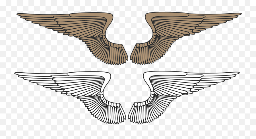 Free Angel Wings Vectors - Wing Clip Art Png,Angel Wings Logo